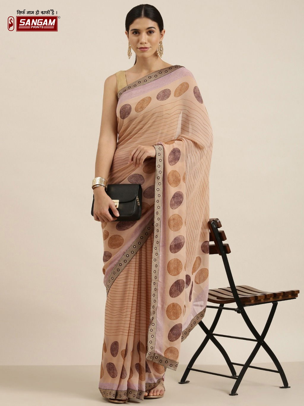 Sangam Jyotika Printed Regular Wear Georgette Latest Designer Saree Collection